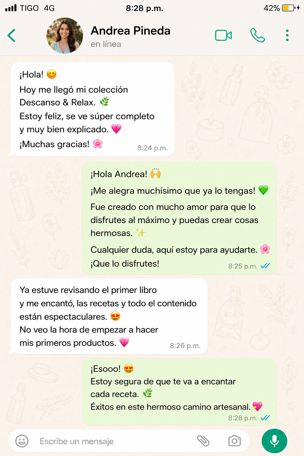 Opinión de cliente 1